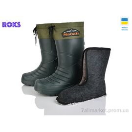 Фотография Сапоги из пены мужские зима 803-1 хакі (6 пар р.42-45) "Roks" недорого оптом от прямого поставщика