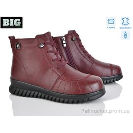 Фотография Ботинки женские стильные зима A887-2 (8 пар р.36-41) "BIG" недорого оптом от прямого поставщика