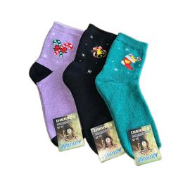 Фотография Носки женские тёплые AL3 mix р.37-41 "Алия" недорого оптом от прямого поставщика