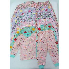 Фотография Пижама детская тёплая на девочку 1014-2 mint р.6-9 "Meloria" недорого оптом от прямого поставщика