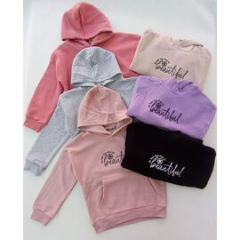 Фотография Худи детский на девочку 14581 black р.5-8 "Meloria" недорого оптом от прямого поставщика