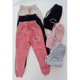 Штани дитячі спортивні зимові на дівчинку 18295 l.pink р.9-12 "Meloria" недорого оптом від прямого постачальника