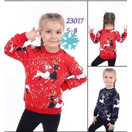 Фотография Свитер детский на девочку 23017 navy р.5-8 "Meloria" недорого оптом от прямого поставщика