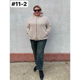 Куртка жіноча демісезонна 11-1 beige р.54-60 "HOME STYLE" недорого оптом від прямого постачальника