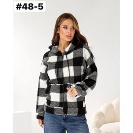 Куртка жіноча демісезонна 48-5 black р.42-54 "HOME STYLE" недорого оптом від прямого постачальника