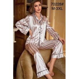 Фотография Пижама женская 70228 l.beige р.46-54 "HOME STYLE" недорого оптом от прямого поставщика