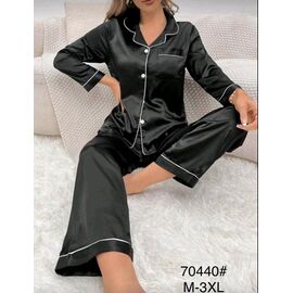 Фотография Пижама женская 70440 black р.46-54 "HOME STYLE" недорого оптом от прямого поставщика