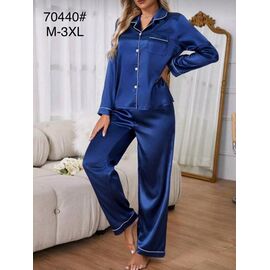 Фотография Пижама женская 70440 blue р.46-54 "HOME STYLE" недорого оптом от прямого поставщика