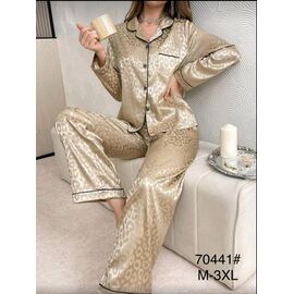 Піжама жіноча 70441 beige р.46-54 "HOME STYLE" недорого оптом від прямого постачальника