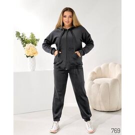 Фотография Костюм спортивный женский 769 black р.44-58 "HOME STYLE" недорого оптом от прямого поставщика