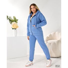 Фотография Костюм спортивный женский 850 l.blue р.48-58 "HOME STYLE" недорого оптом от прямого поставщика