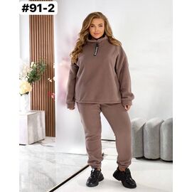 Фотография Костюм спортивный женский 91-2 beige р.54-60 "HOME STYLE" недорого оптом от прямого поставщика