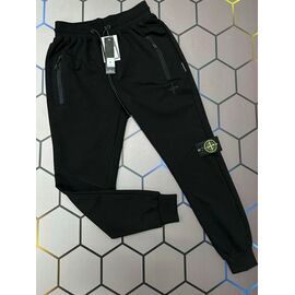 Штани спортивні чоловічі утеплені 13033 black р.S-2XL "Alex Clothes" недорого оптом від прямого постачальника