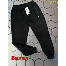 Фотография Штаны спортивные мужские утеплённые 13042 black р.2XL-6XL "Alex Clothes" недорого оптом от прямого поставщика