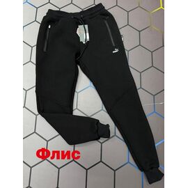 Фотография Штаны спортивные мужские утеплённые 13047 black р.S-2XL "Alex Clothes" недорого оптом от прямого поставщика