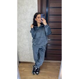 Фотография Костюм спортивный женский VL102 grey р.42-46 "VALENTINA" недорого оптом от прямого поставщика