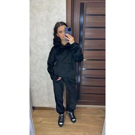 Фотография Костюм спортивный женский VL103 black р.42-46 "VALENTINA" недорого оптом от прямого поставщика