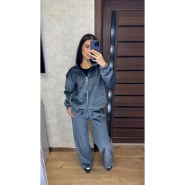 Фотография Костюм спортивный женский VL104 grey р.42-46 "VALENTINA" недорого оптом от прямого поставщика