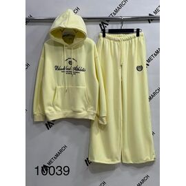 Фотография Костюм спортивный женский 10039 yellow р.S-L "Met&March" недорого оптом от прямого поставщика