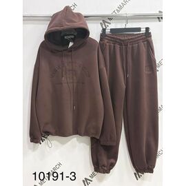 Фотография Костюм спортивный женский 10191-3 brown р.S-L "Met&March" недорого оптом от прямого поставщика