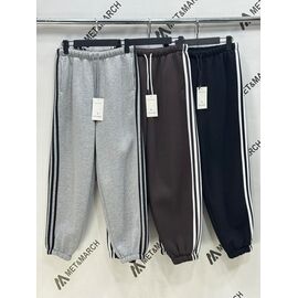 Фотография Штаны спортивные женские тёплые 1673 black р.S-L "Met&March" недорого оптом от прямого поставщика