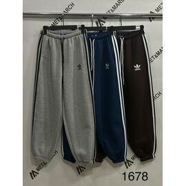 Фотография Штаны спортивные женские тёплые 1678 brown р.S-L "Met&March" недорого оптом от прямого поставщика