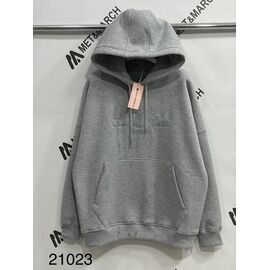 Худі жіноче 21023 grey р.one size "Met&March" недорого оптом від прямого постачальника