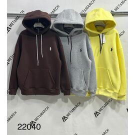 Фотография Худи женское 22040 grey р.S-L "Met&March" недорого оптом от прямого поставщика