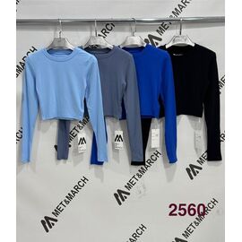 Топ жіночий 2560 black р.XS-L "Met&March" недорого оптом від прямого постачальника