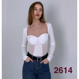 Фотография Боди 2614 white р.one size "Met&March" недорого оптом от прямого поставщика