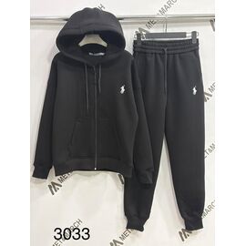 Фотография Костюм спортивный женский 3033 black р.S-L "Met&March" недорого оптом от прямого поставщика