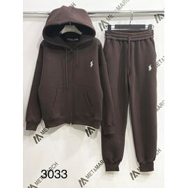Фотография Костюм спортивный женский 3033 brown р.S-L "Met&March" недорого оптом от прямого поставщика