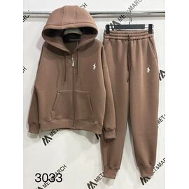 Фотография Костюм спортивный женский 3033 l.brown р.S-L "Met&March" недорого оптом от прямого поставщика