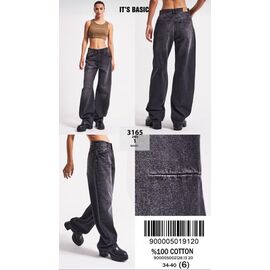 Фотография Джинсы женские 3165-2w5-1 grey р.34-40 "Met&March" недорого оптом от прямого поставщика