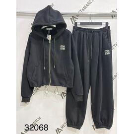 Костюм спортивний жіночий 32068 black р.S-L "Met&March" недорого оптом від прямого постачальника