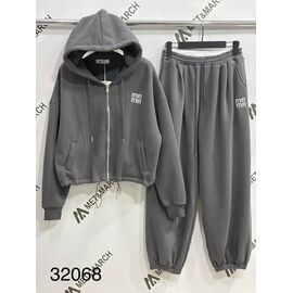 Костюм спортивний жіночий 32068 grey р.S-L "Met&March" недорого оптом від прямого постачальника