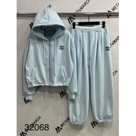 Костюм спортивний жіночий 32068 l.blue р.S-L "Met&March" недорого оптом від прямого постачальника