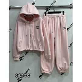 Костюм спортивний жіночий 32068 pink р.S-L "Met&March" недорого оптом від прямого постачальника