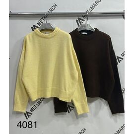 Фотография Свитер женский 4081 brown р.one size "Met&March" недорого оптом от прямого поставщика