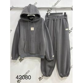 Фотография Костюм спортивный женский 42080 d.grey р.S-L "Met&March" недорого оптом от прямого поставщика