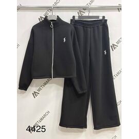 Фотография Костюм спортивный женский 4425 black р.S-M "Met&March" недорого оптом от прямого поставщика