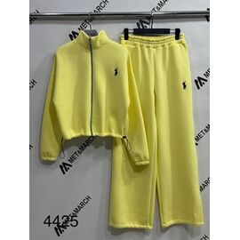 Фотография Костюм спортивный женский 4425 yellow р.S-M "Met&March" недорого оптом от прямого поставщика