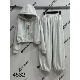 Фотография Костюм спортивный женский 4532 grey р.S-L "Met&March" недорого оптом от прямого поставщика