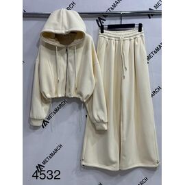 Фотография Костюм спортивный женский 4532 l.yellow р.S-L "Met&March" недорого оптом от прямого поставщика