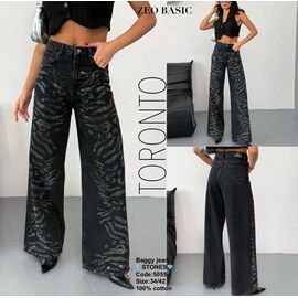 Джинси жіночі 5055 d.grey р.34-42 "Met&March" недорого оптом від прямого постачальника