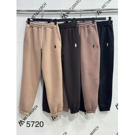 Фотография Штаны спортивные женские тёплые 5720 brown р.S-L "Met&March" недорого оптом от прямого поставщика