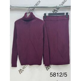 Фотография Костюм женский тёплый 5812-5 wine р.one size "Met&March" недорого оптом от прямого поставщика