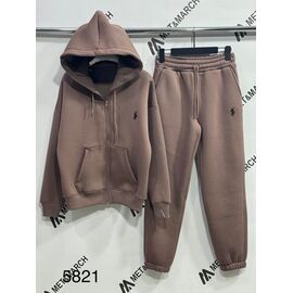 Штани спортивні жіночі теплі 5821 l.brown р.M-XL "Met&March" недорого оптом від прямого постачальника