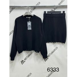 Костюм жіночий теплий 6333 black р.one size "Met&March" недорого оптом від прямого постачальника