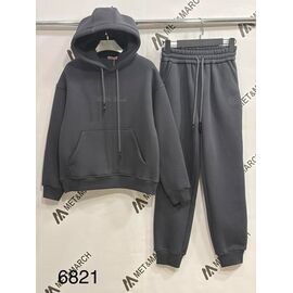 Фотография Костюм спортивный женский 6821 d.grey р.S-L "Met&March" недорого оптом от прямого поставщика